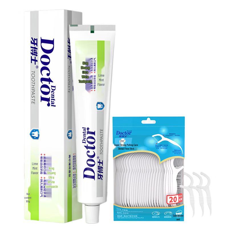 Dr. Ya Oral Care Bundle: Floss Picks & Whitening Toothpaste