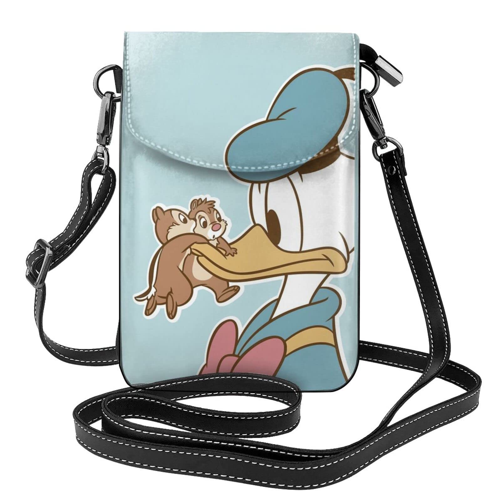 

Donald Duck smartphone pouch, genuine leather, for women and men. Slim and lightweight, this popular and cute smartphone pouch can be used as a