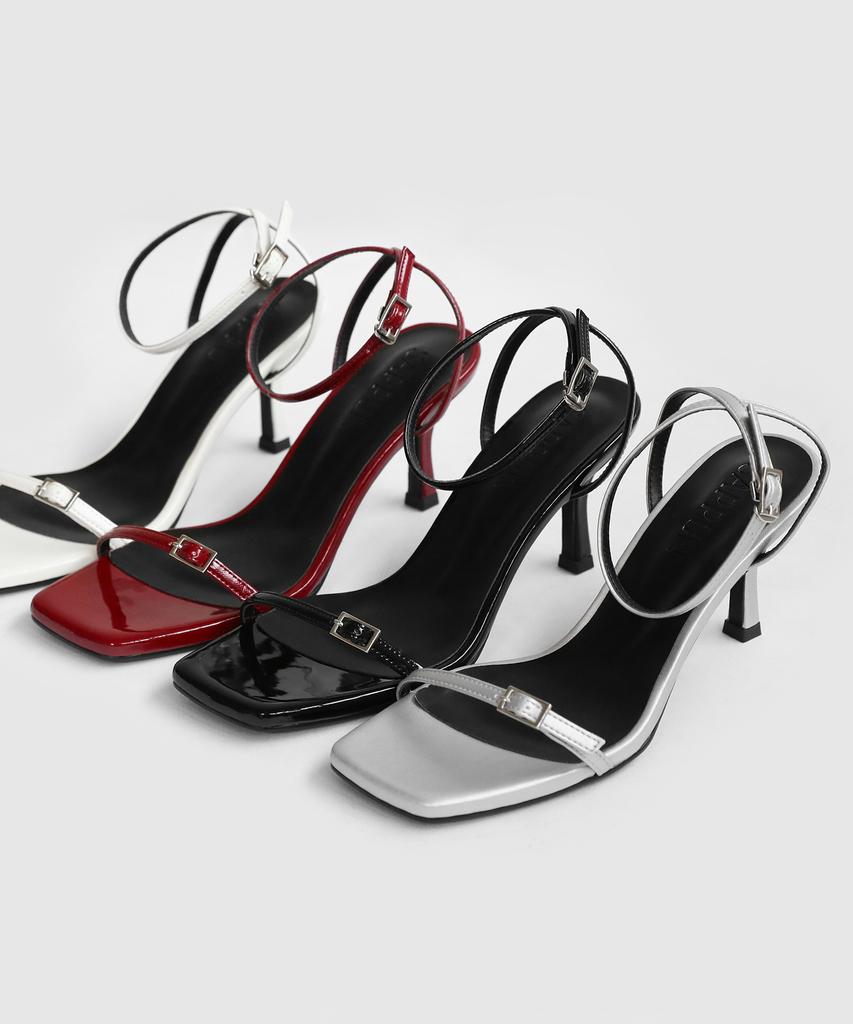 Sappun Bonita Buckle Strap Sandal Heel (5/7Cm)