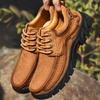 2026 New High Quality Men's Shoes Genuine Leather Casual Shoes Waterproof Work Shoes Cow Leather Loafers outdoor hiking shoes