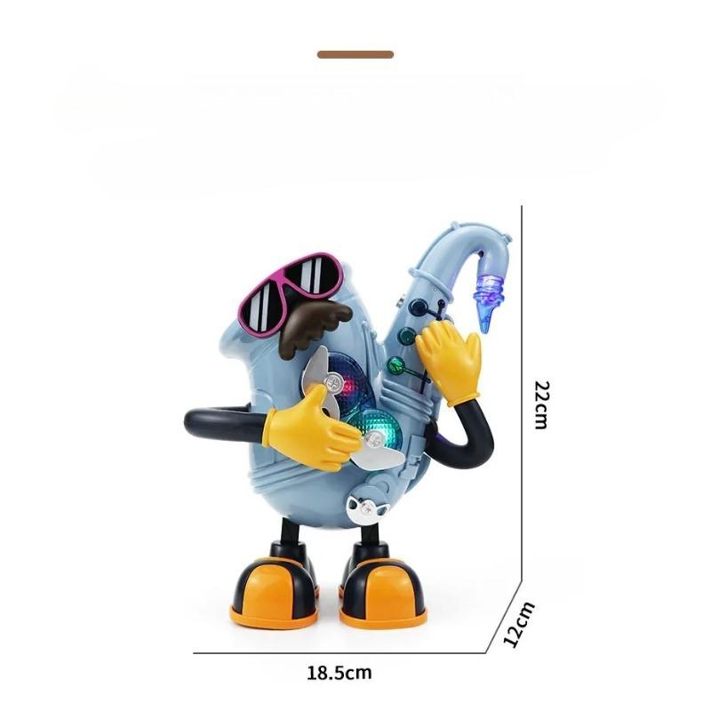 Elektrischer tanzender Herr. Rocklichter Musik Saxophon Puppe Kinder Pädagogisch Elektrische Musikspielzeuge für Kinder Weihnachtsgeschenke Spielzeug