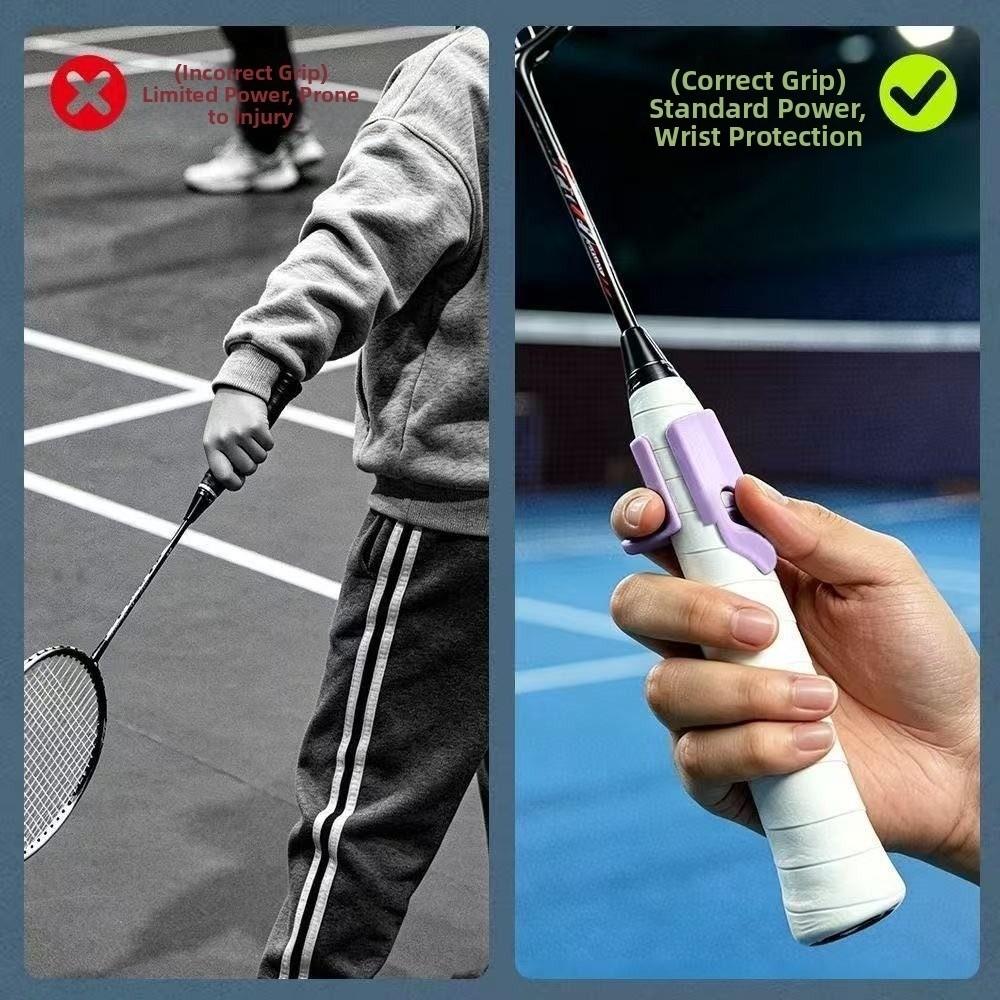 Pomůcka pro korekci držení těla Badmintonový úchopový nástroj Zarovnávač úchopu rakety Pro začátečníky v badmintonu