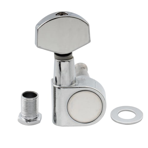 Musiclily Pro 6-Pin 2-Pin Guitar Tuners for SQ Squier Stratocaster/Telecaster Electric Guitars, Chrome