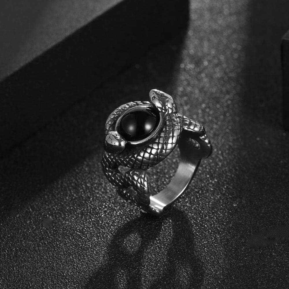 2026 European and American Rings, Retro Aristocratic Men's Rings, Double Snake Rings, and Court Jewelry.