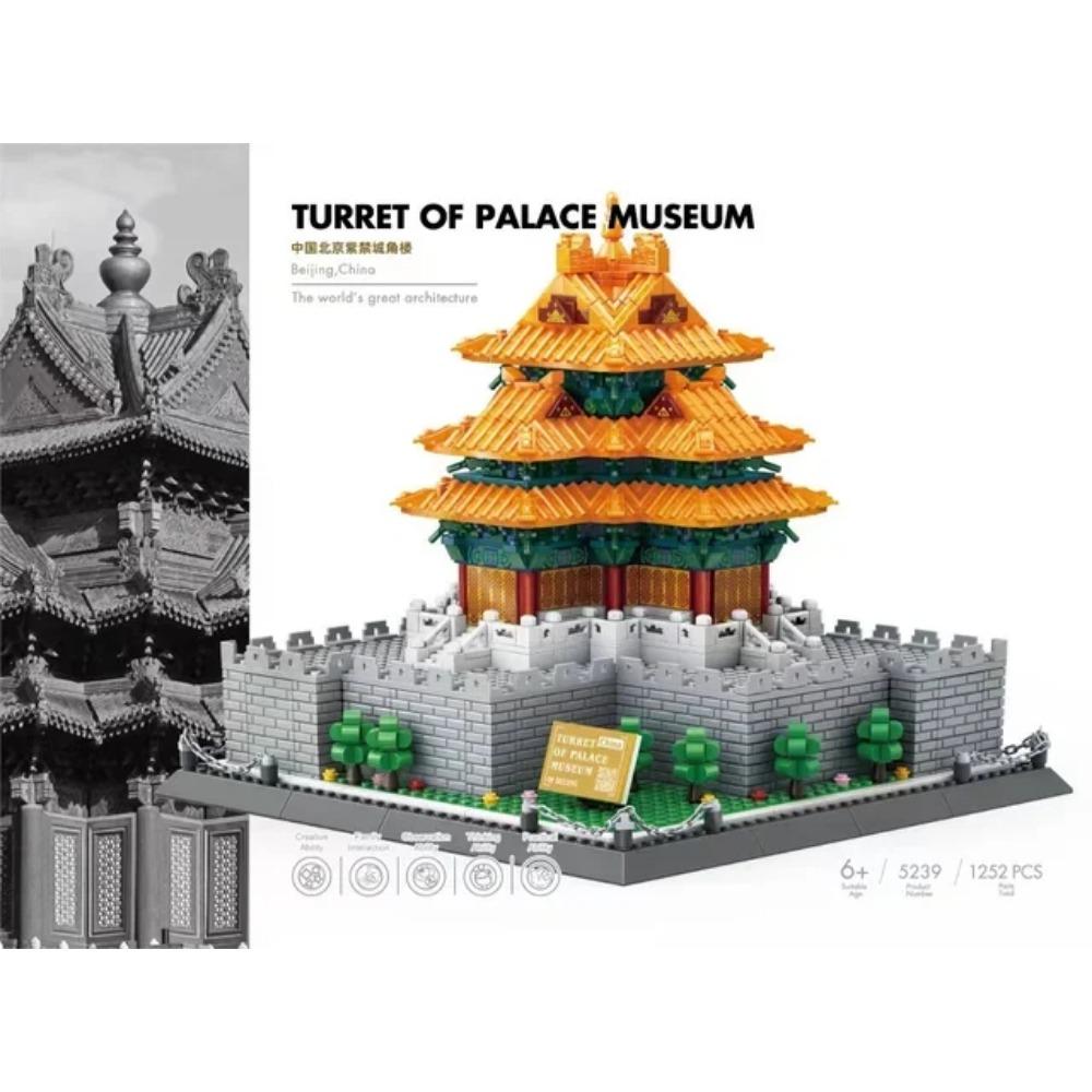 MOC World Famous Architecture Edifice Opera House Building Blocks Villa Savoye Bridge Tower Toy Children Birthday Christmas Gift