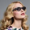 Trendy Cat-Eye Sunglasses: Lightweight, One-Piece Lens, Small Frame, Unisex