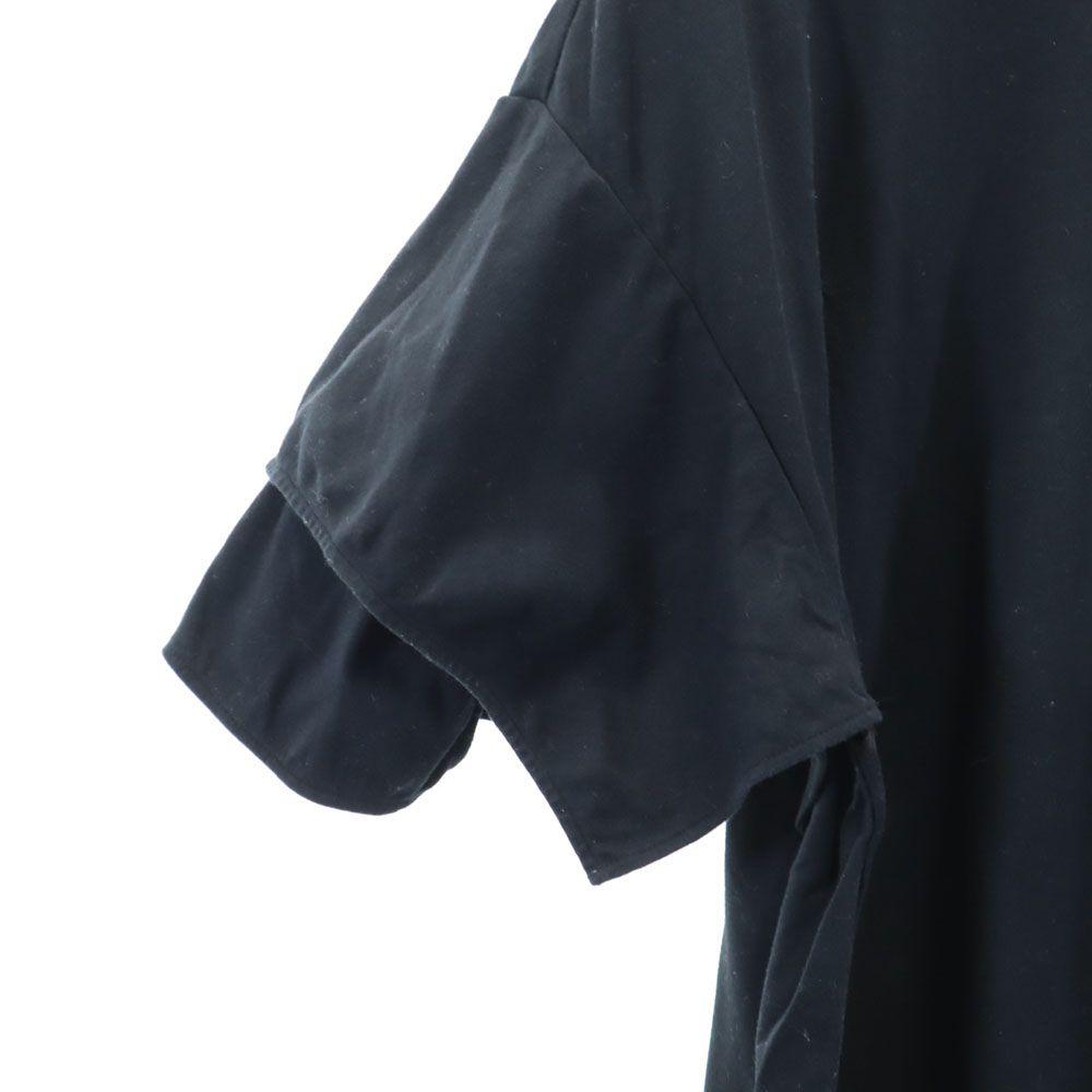 AKIRANAKA Cut Tunic 2 Black T-shirt Women Used