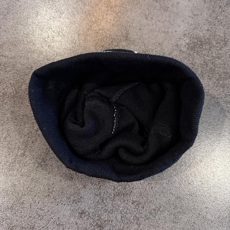 Y2K Letter Print Knitted Hat Autumn And Winter Street  Unisex Warm Personal Versatile  Niche Beanies