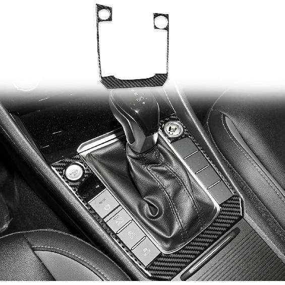 Durable Carbon Fiber Compatible with Volkswagen VW Jetta A7 2019-2025 2020 2021 2022 2023 2024 Accessories Car Gear Shift Control Anti-Scratch Panel