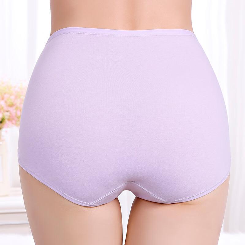 Beiyipin Women's High Waist Pure Cotton Postpartum Underwear