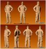 Def Model Modern US Marine Corps USMC Helicopter Pilot Male Model Resin Kit DF35018 1/35 (Standing Statue)