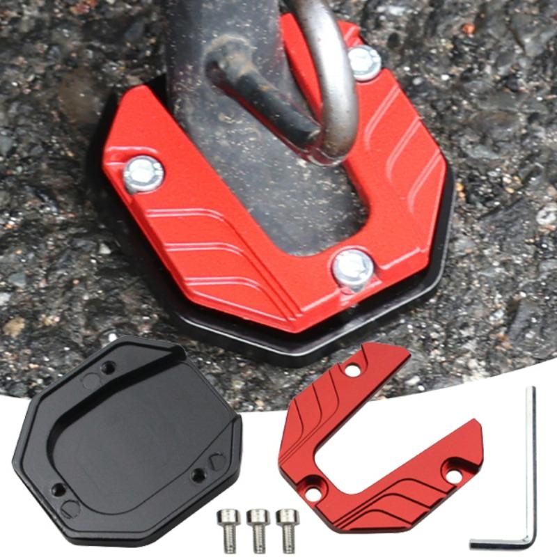 Motorcycle Bike Parking Kickstand Extender Foot Side Stand Pad Support Plate Motorbike Accessories