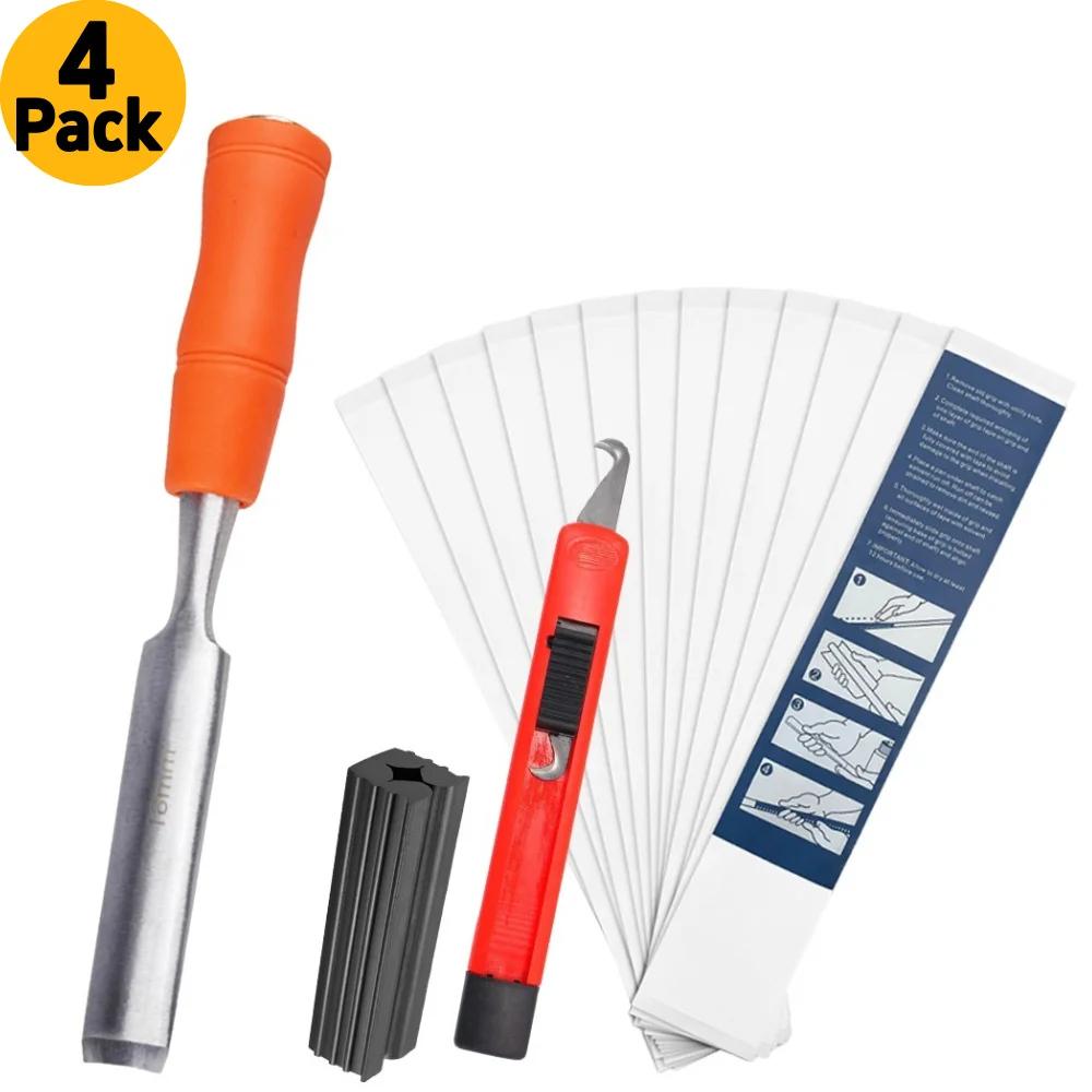 Golf Club Grip Repair Kit Golf Club Grip Removal Repair Tool Set for Regripping Golf Club Grips Rubber Clamp and Hook Blade