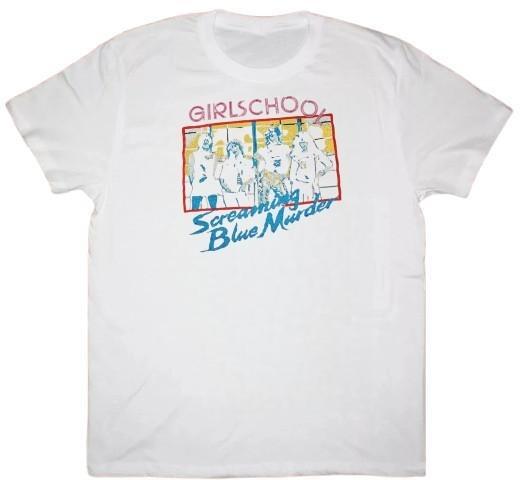 

GIRLSCHOOL Screaming Blue Murder Tour Graphic Unisex T-Shirt L