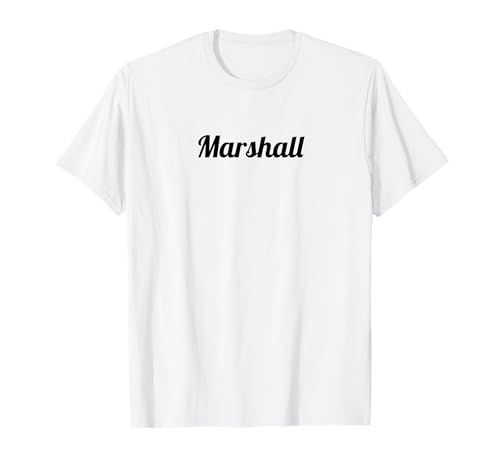 Top That Says the Name Marshall | Cute Adult/Kids Graphic T-Shirt
