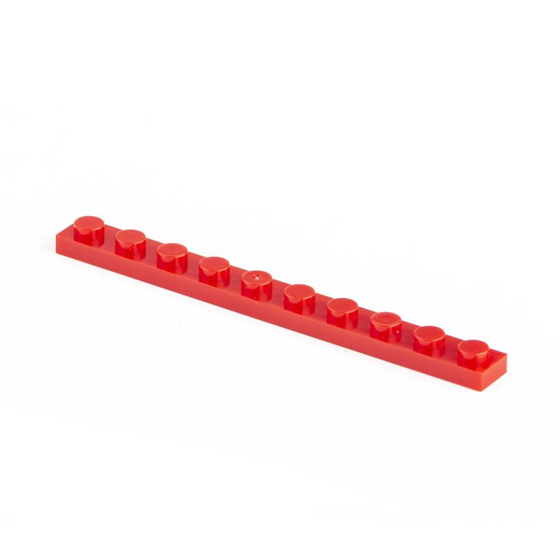 20 Pieces of Bulk Small Particle 1x10 Plate 4477 MOC Building Block Low Board Accessories Building Block Castle Toys