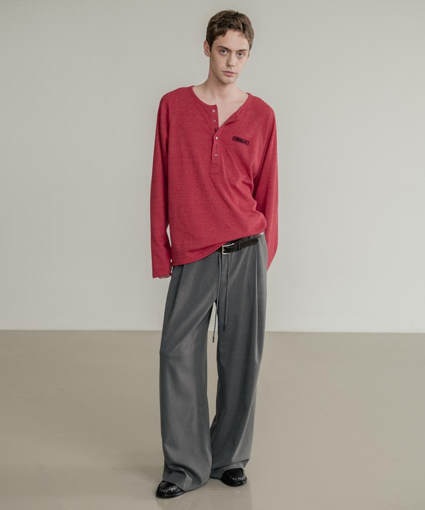 SSIN AND LEE Low Loop Banding Slacks Gray