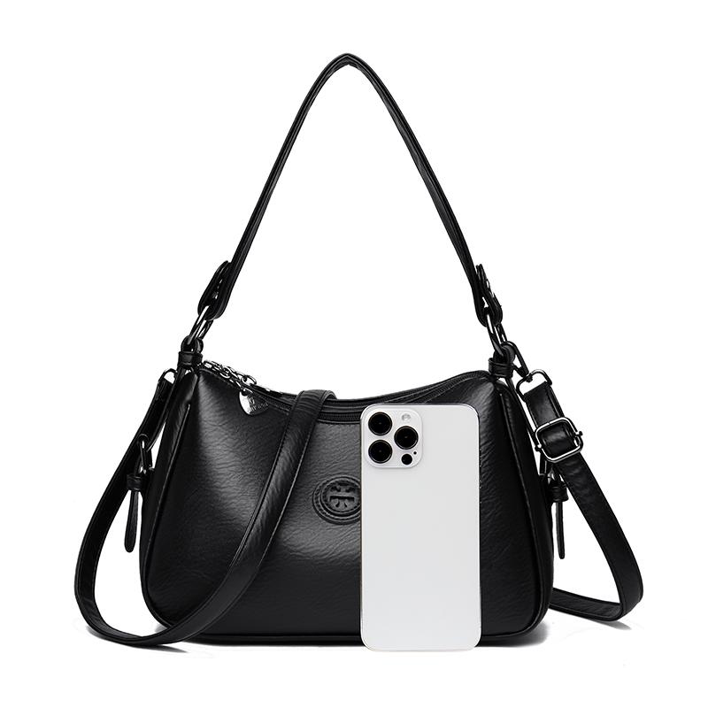 Fashionable Womens Shoulder Bag Women Moon Shape Crossbody Bag Detachable Wide Strap ForIdeal for Daily Outing Shopping Date Casual Wear