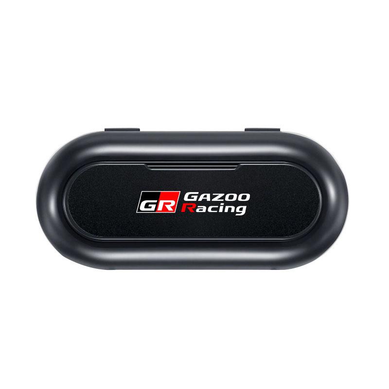 Bil Solskjerm Brilleoppbevaringsboks Holder Organizer Bilstyling for Toyota GR TRD Corolla RAV4 LEVIN Yaris C-HR Camry Prado Prius TRD