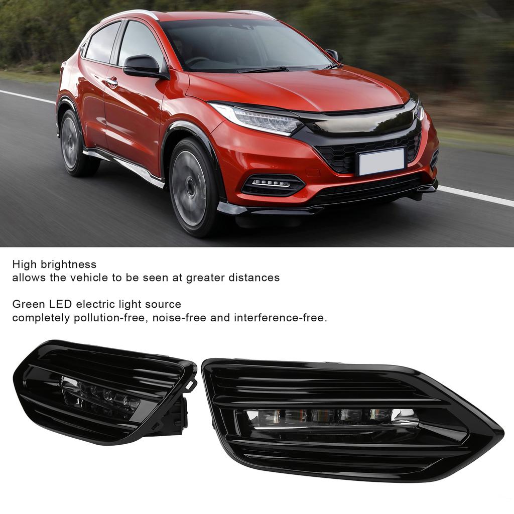 2pcs LED Daytime Running Lamp Turn Signal Foglight White Yellow Blue Light Replacement for Honda Vezel HRV