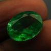 Natural Green Colombian Emerald 6ct Oval Cut Certified Loose Gemstone