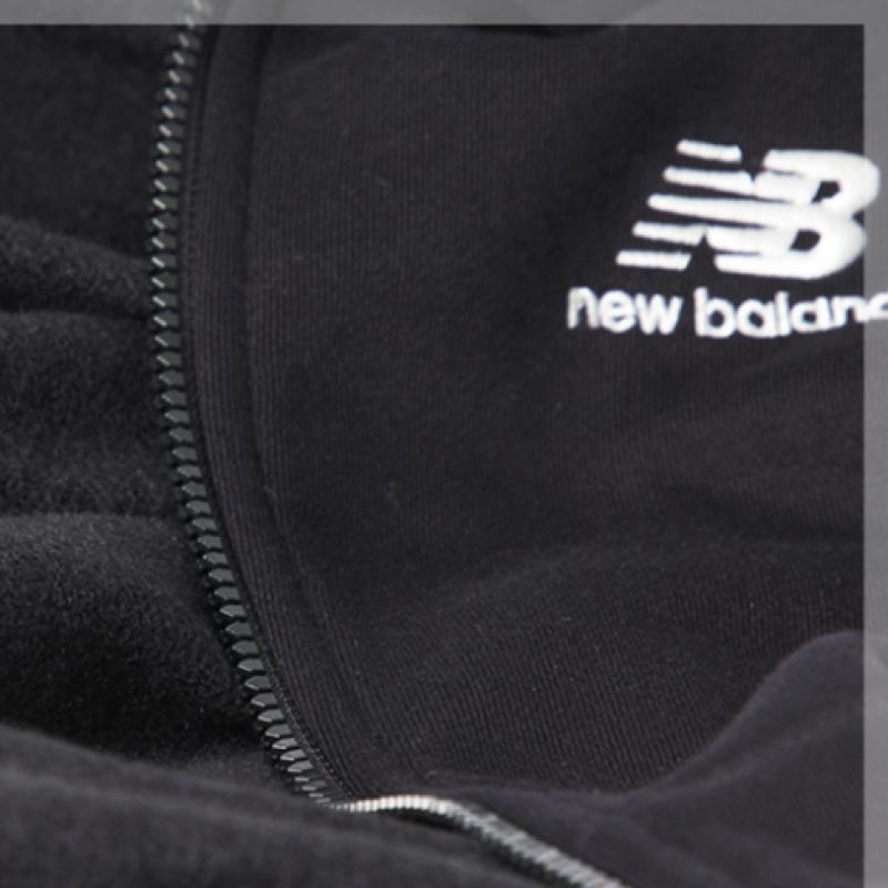 New Balance Club  Uni Essential Brushed Hooded Zip Up Nbmdd41013 19 Jacket