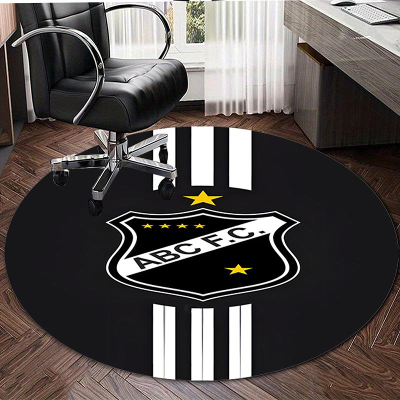 1pc Football Team (43) Design Printed Area Round Carpet for Bedroom Living Room Home Decor Rugs Mat Non Slip Mat Rug for Bedside