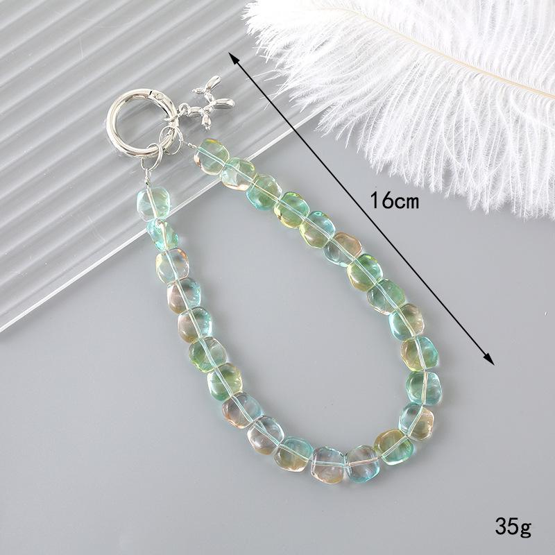 Κρεμαστό Κινητού με Κρύσταλλα και Χάντρες: Κορδόνι για Τσάντα Πολυτελείας & Μπρελόκ Αντι-Πτώσης.