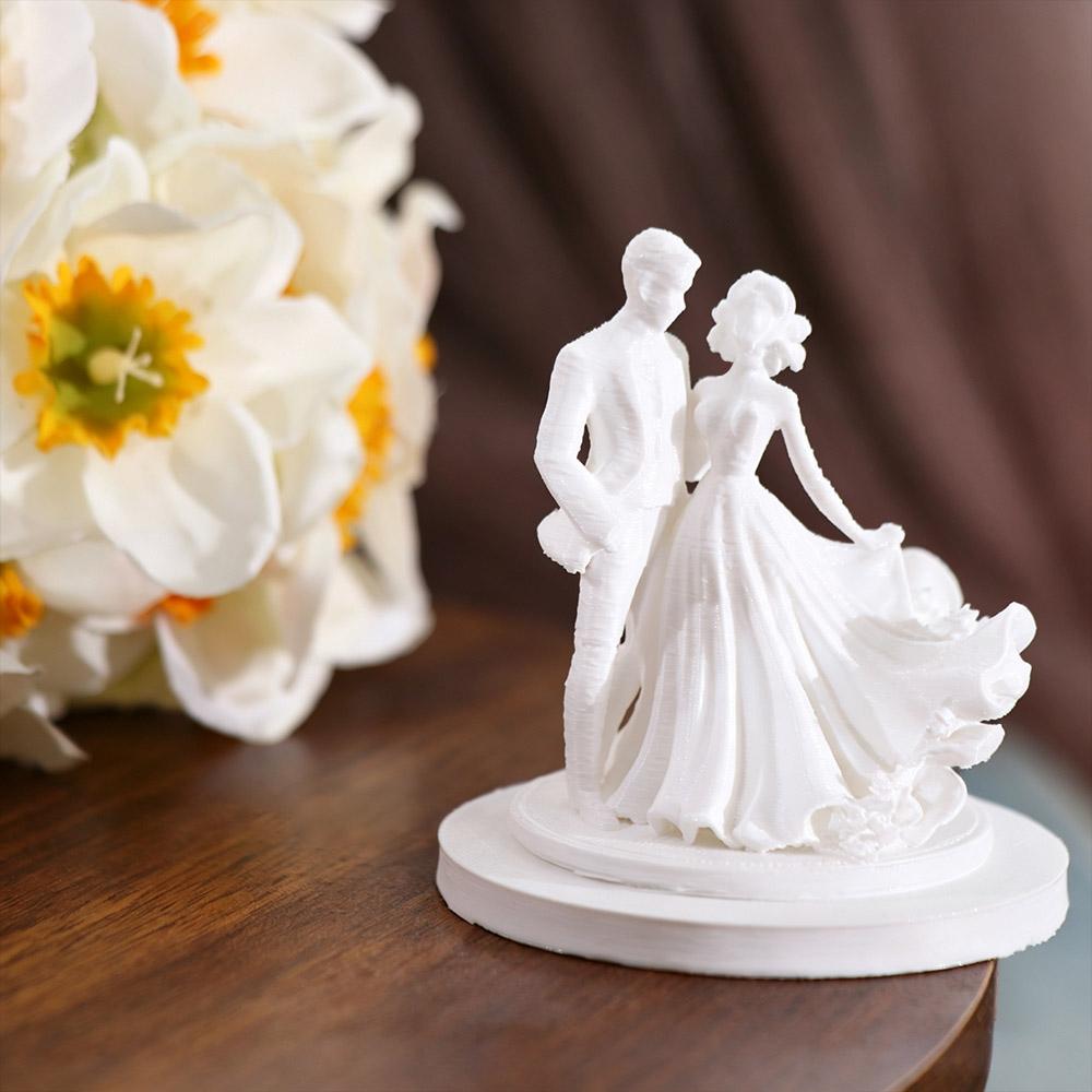 Cake Statues Crafts Bride And Groom Statues Wedding Desktop Figurine Weddings Anniversaries Gift
