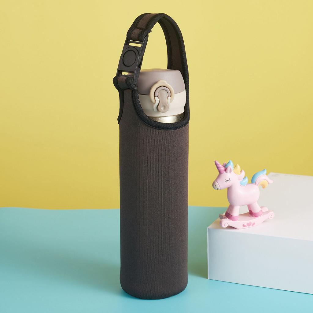 450ml-600ml Tragbare Neopren Vakuumbecher Hülle Wasserflaschenbezug Isolierhülle Tasche Glasflaschenetui Beutel Sport Camping Ac