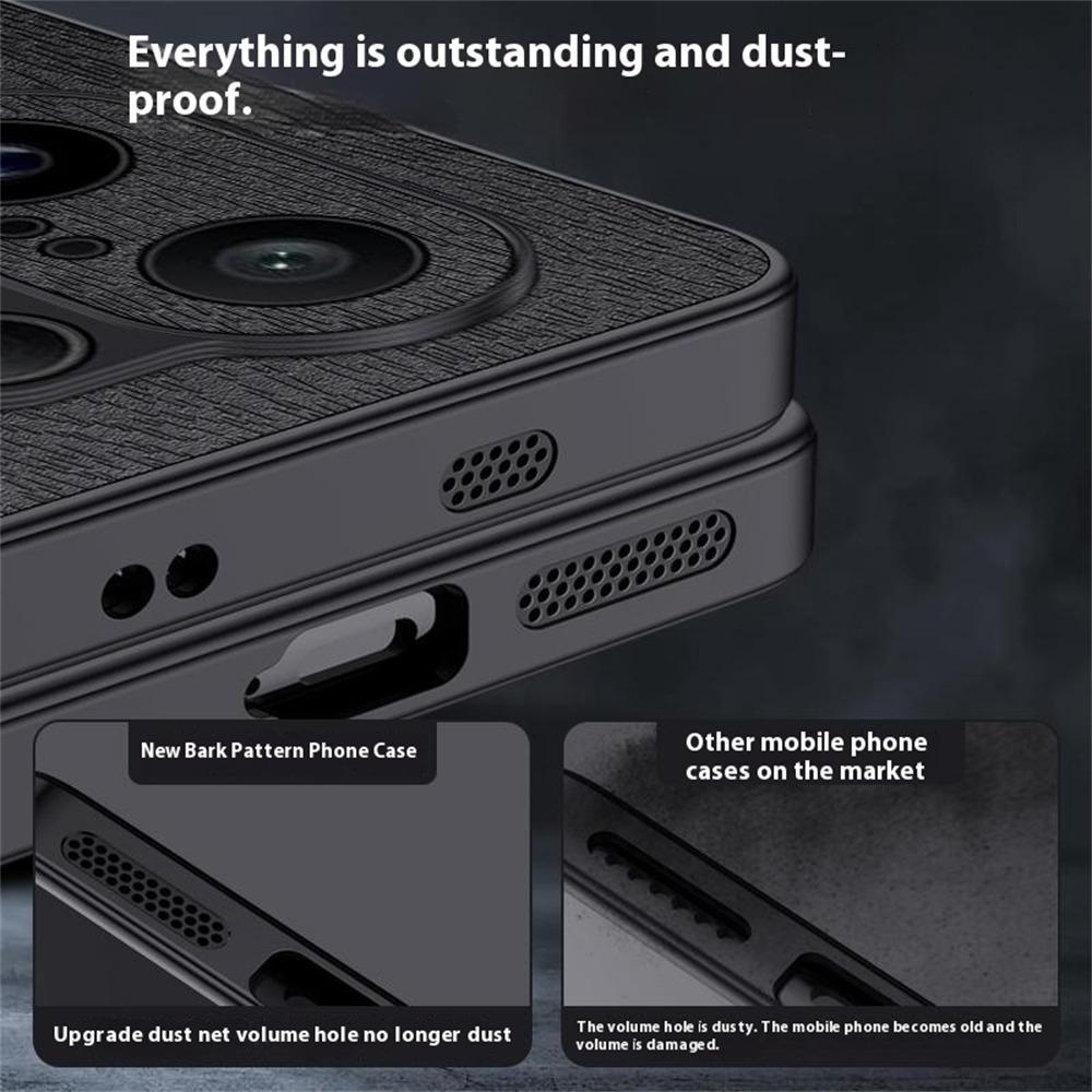 For Vivo S30 Pro Mini 5G Case Wood Texture PU Leather Coated PC TPU Phone Cover