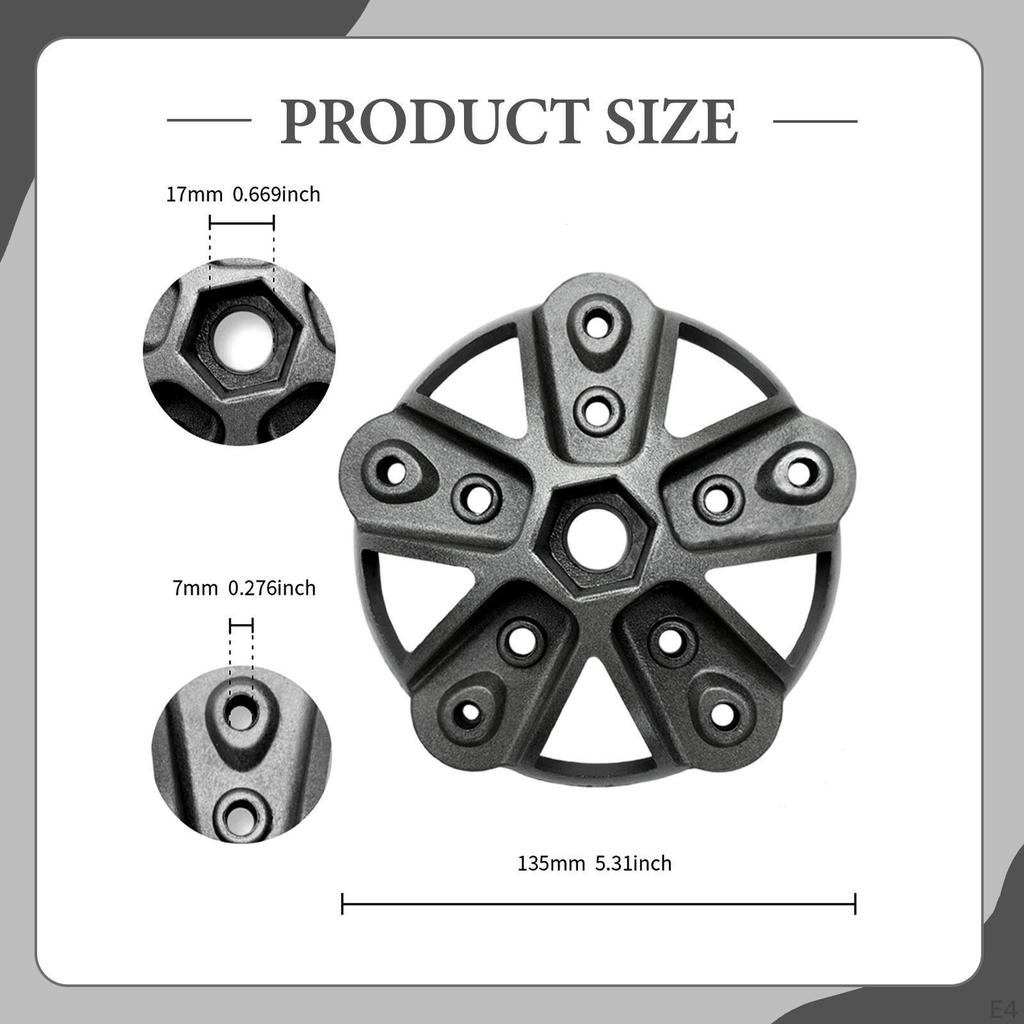 17mm Wind Hub And Cap Kit, Screws, Nuts, Part, Accessories for , Lightweight Sturdy