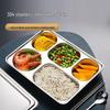 316 Stainless Steel Divided Meal Prep Box