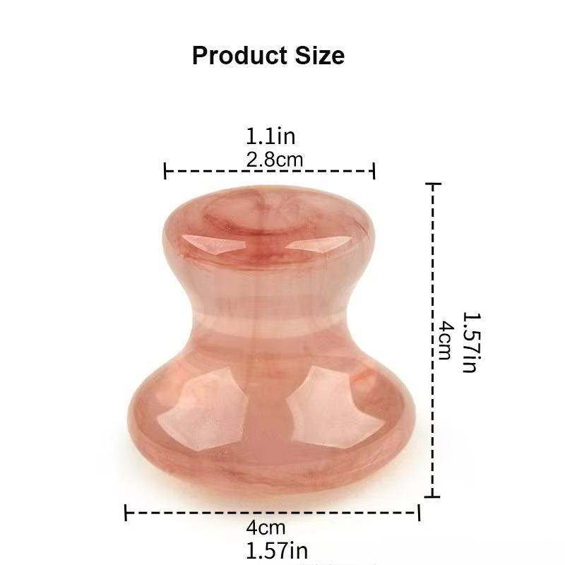 Mushroom Head Gua Sha Tool | Acupressure Face & Body Massager | For Home SPA & Beauty Care | Relaxation & Skin Rejuvenation