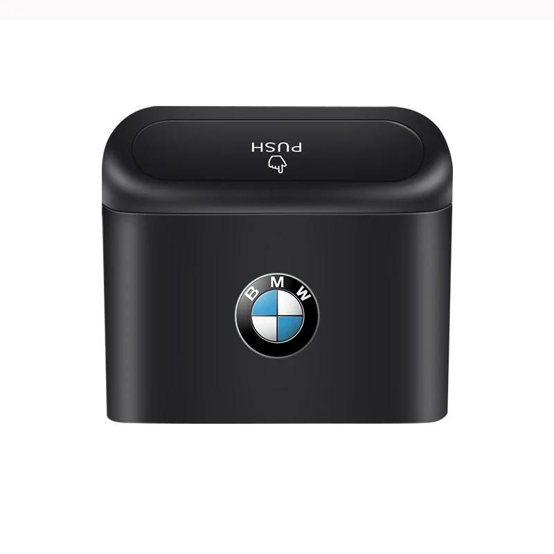 2025 Hot Car Trash Can Portable Hanging Vehicle Waste Case Car Logo For BMW E34 E46 E39 E38 E90 E60 E36 F30 F30 F10 E92 E38 E9