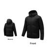 Anta Training Series Six-Degree Core Solid Color Warm Windproof Hooded Down Jacket Men Outerwear Black 152617911S-4