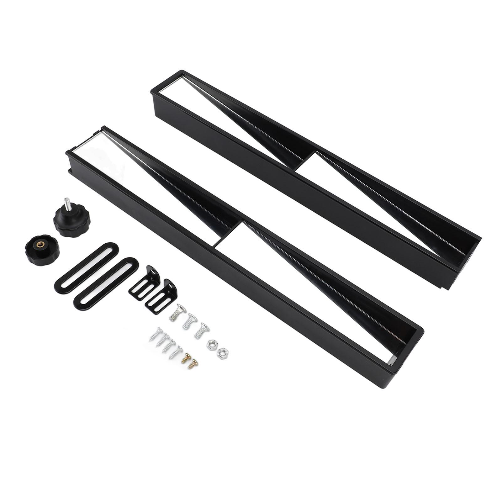 

Зеркало заднего вида для гольф-кара, 4 панели, широкоугольное, регулируемая высота, повышенная безопасность, замена для Club Car DS, фургона, грузовика