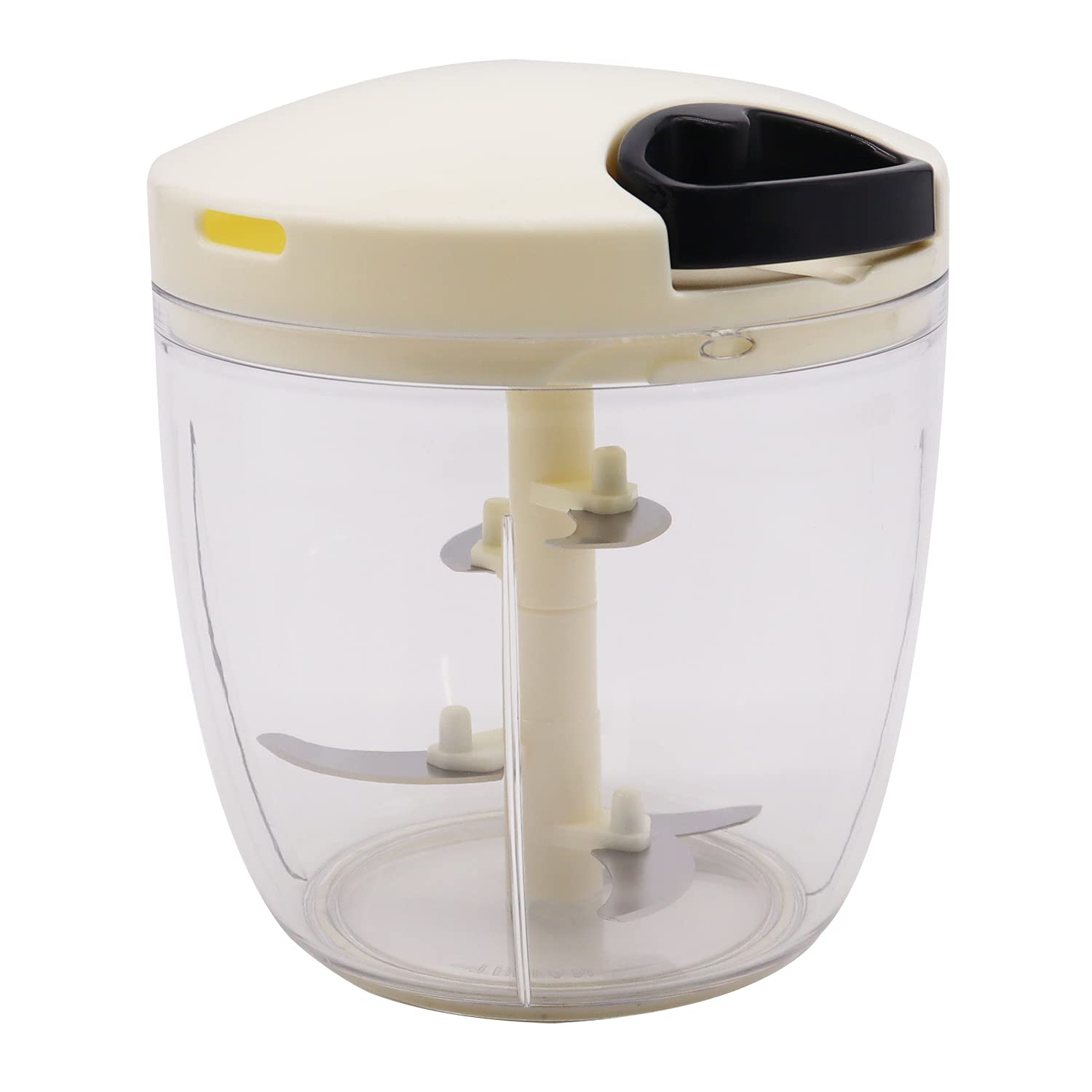 

reinforced with washable Bunbun Chopper Super 5 Dishwasher-safe, 2.5x K&A chopper, 900ml, lid, BBC-24WB, white/black (Tritan).