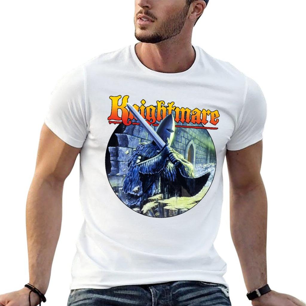 Knightmare Fright Knight Classic TShirt Everyday Wear Basic Short Sleeve Top