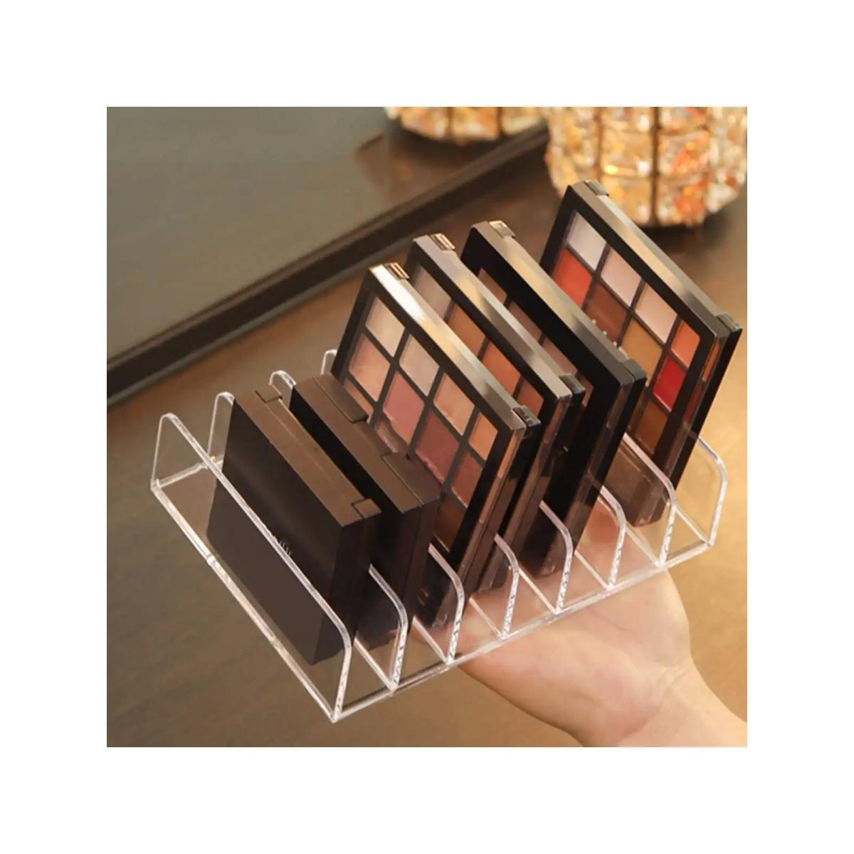 

1 шт., органайзер для теней для век, лоток для хранения пудры, косметическая стойка, инструменты для макияжа, отсек, держатель для женщин, органайзер для макияжа