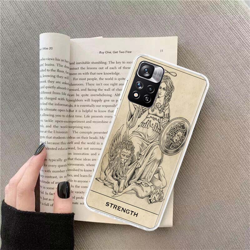 Fool Tarot Card Meanings Phone Case For Xiaomi Redmi Note 14 Pro 12 Plus 12S 10 11 Pro 4G 5G 9T 9S 8T 10S 11T 11S 11E 9 8 Coque