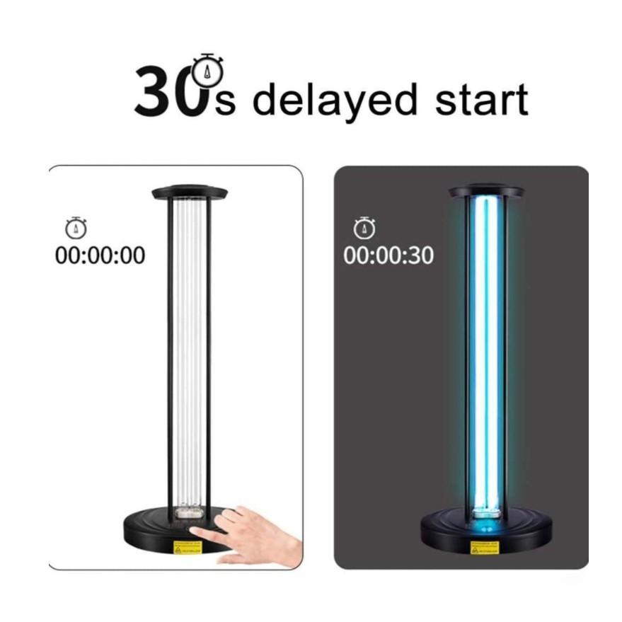 100W UV 38W/65W Ultraviolet Germicidal Lamp Ozone Disinfection Lamp With Remote Control Sterilizer Light