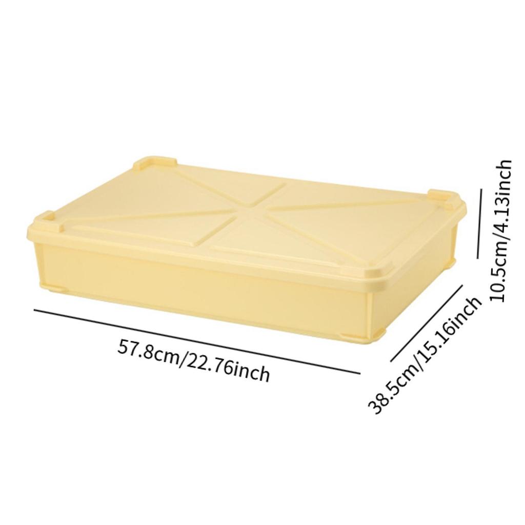 Pizza Proofing Box Pizza Dough Container Practical Space Saving Utility with Cover Stackable for Kitchen Household Restaurant