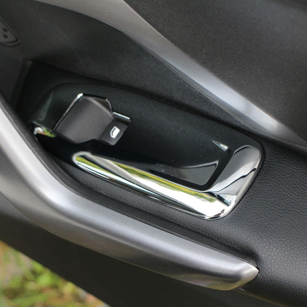 4PCS Windows Lifter Panel Cover Trim for Peugeot 2008 208 2014-2019 ABS Door Window Lift Button Switch Decoration Sticker Accessories