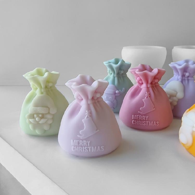 Gift Bag Decoration 3D Candle Soap Mould DIY Candle Epoxy Mold Handmade Mold