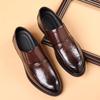 Fashion 2025 Autumn New Dress Shoes for Men Fashion Casual Leather Shoes Male Solid Color Designer Wedding Shoe Man