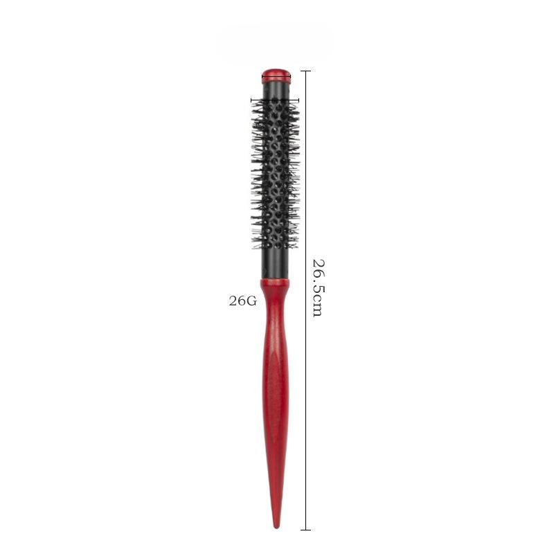Salon Professional Aluminum Tube Curling Comb Hairstyle Fluffy Round Comb High Skull Top Hair Root Fluffy Ultra-Fine