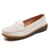 Women's Moccasins Casual Slip on Loafers Lady Summer Breathable Minimalist Flats Soft Walking Shoes for Mother