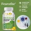 Polvere di Foglie di Moringa 120 Capsule Integratore Alimentare