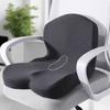 L-Shaped Seat Cushion Memory Foam Cushion with Back Support Sciatica Relief Seat Cushion for Office Chair Car Seat Wheelchair Long Hours Sitting
